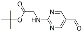 TERT-BUTYL 2-(5-FORMYLPYRIMIDIN-2-YLAMINO)ACETATE Struktur