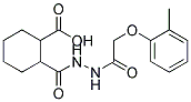 2-[N'-(2-O-TOLYLOXY-ACETYL)-HYDRAZINOCARBONYL]-CYCLOHEXANECARBOXYLIC ACID Struktur