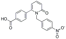 4-[1-(4-NITROBENZYL)-6-OXO-1,6-DIHYDROPYRIDIN-2-YL]BENZOIC ACID Struktur