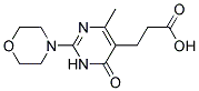 3-(4-METHYL-2-MORPHOLIN-4-YL-6-OXO-1,6-DIHYDROPYRIMIDIN-5-YL)PROPANOIC ACID Struktur