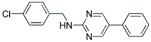 N-(4-CHLOROBENZYL)-5-PHENYLPYRIMIDIN-2-AMINE Struktur