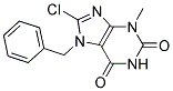 7-BENZYL-8-CHLORO-3-METHYL-3,7-DIHYDRO-PURINE-2,6-DIONE Struktur