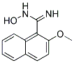 N-HYDROXY-2-METHOXY-NAPHTHALENE-1-CARBOXAMIDINE Struktur