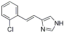 4-[2-(2-CHLORO-PHENYL)-VINYL]-1H-IMIDAZOLE Struktur