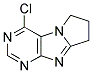 4-CHLORO-7,8-DIHYDRO-6H-PYRROLO[2,1-F]PURINE Struktur