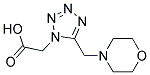 [5-(MORPHOLIN-4-YLMETHYL)-1H-TETRAZOL-1-YL]ACETIC ACID Struktur