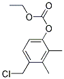 CARBONIC ACID 4-CHLOROMETHYL-2,3-DIMETHYL-PHENYL ESTER ETHYL ESTER Struktur