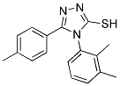 4-(2,3-DIMETHYLPHENYL)-5-(4-METHYLPHENYL)-4H-1,2,4-TRIAZOLE-3-THIOL Struktur