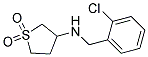 N-(2-CHLOROBENZYL)TETRAHYDROTHIOPHEN-3-AMINE 1,1-DIOXIDE Struktur