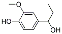 4-(1-HYDROXY-PROPYL)-2-METHOXY-PHENOL Struktur