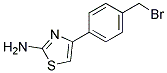 4-(4-BROMOMETHYL-PHENYL)-THIAZOL-2-YLAMINE Struktur