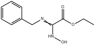 ETHYL 2-(BENZYLAMINO)-2-(HYDROXYIMINO)ACETATE Struktur