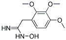 N-HYDROXY-2-(2,3,4-TRIMETHOXY-PHENYL)-ACETAMIDINE Struktur