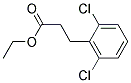 3-(2,6-DICHLORO-PHENYL)-PROPIONIC ACID ETHYL ESTER Struktur