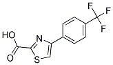 4-(4-TRIFLUOROMETHYL-PHENYL)-THIAZOLE-2-CARBOXYLIC ACID Struktur