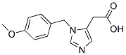 [3-(4-METHOXYBENZYL)-IMIDAZOL-4-YL]-ACETIC ACID Struktur