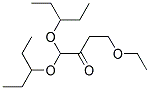 4-ETHOXY-1,1-BIS-(1-ETHYL-PROPOXY)-BUTAN-2-ONE Struktur