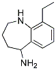 9-ETHYL-2,3,4,5-TETRAHYDRO-1H-BENZO[B]AZEPIN-5-YLAMINE Struktur