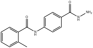 N-(4-HYDRAZINOCARBONYL-PHENYL)-2-METHYL-BENZAMIDE Struktur