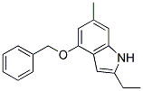 4-BENZYLOXY-2-ETHYL-6-METHYL-1H-INDOLE Struktur