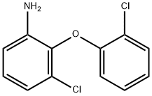 3-CHLORO-2-(2-CHLOROPHENOXY)ANILINE Struktur