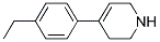 4-(4-ETHYL-PHENYL)-1,2,3,6-TETRAHYDRO-PYRIDINE Struktur