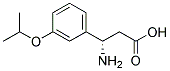 (S)-3-AMINO-3-(3-ISOPROPOXYPHENYL)PROPANOIC ACID Struktur