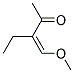 3-[1-METHOXY-METH-(Z)-YLIDENE]-PENTAN-2-ONE Struktur