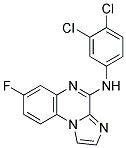 N-(3,4-DICHLOROPHENYL)-7-FLUOROIMIDAZO[1,2-A]QUINOXALIN-4-AMINE Struktur