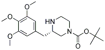 (S)-3-(3,4,5-TRIMETHOXY-BENZYL)-PIPERAZINE-1-CARBOXYLIC ACID TERT-BUTYL ESTER Struktur