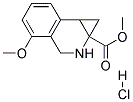 METHYL 4-METHOXY-1A,2,3,7B-TETRAHYDRO-1H-CYCLOPROPA[C]ISOQUINOLINE-1A-CARBOXYLATE HYDROCHLORIDE Struktur