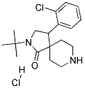 2-TERT-BUTYL-4-(2-CHLOROPHENYL)-2,8-DIAZASPIRO[4.5]DECAN-1-ONE HYDROCHLORIDE Struktur