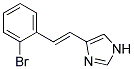 4-[2-(2-BROMO-PHENYL)-VINYL]-1H-IMIDAZOLE Struktur