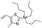 4-METHYL-2-TRIBUTYLSTANNYL-5-VINYLTHIAZOLE Struktur