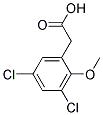 (3,5-DICHLORO-2-METHOXYPHENYL)ACETIC ACID Struktur