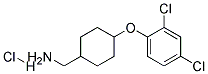 [4-(2,4-DICHLORO-PHENOXY)-CYCLOHEXYL]-METHYL-AMINE HYDROCHLORIDE Struktur