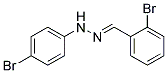 N-(2-BROMO-BENZYLIDENE)-N'-(4-BROMO-PHENYL)-HYDRAZINE Struktur