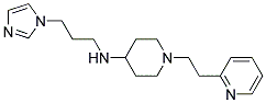 N-[3-(1H-IMIDAZOL-1-YL)PROPYL]-1-(2-PYRIDIN-2-YLETHYL)PIPERIDIN-4-AMINE Struktur