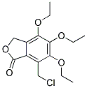 7-(CHLOROMETHYL)-4,5,6-TRIETHOXY-2-BENZOFURAN-1(3H)-ONE Struktur