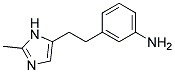 3-[2-(2-METHYL-IMIDAZOL-4-YL)-ETHYL]-PHENYLAMINE Struktur