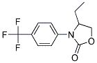 4-ETHYL-3-(4-TRIFLUOROMETHYL-PHENYL)-OXAZOLIDIN-2-ONE Struktur