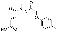 3-(N'-[2-(4-ETHYL-PHENOXY)-ACETYL]-HYDRAZINOCARBONYL)-ACRYLIC ACID Struktur