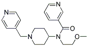 N-(2-METHOXYETHYL)-N-[1-(PYRIDIN-4-YLMETHYL)PIPERIDIN-4-YL]NICOTINAMIDE Struktur