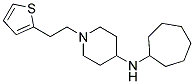 N-CYCLOHEPTYL-1-[2-(2-THIENYL)ETHYL]PIPERIDIN-4-AMINE Struktur