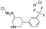 5-(3-(TRIFLUOROMETHYL)PHENYL)PIPERIDIN-3-AMINE DIHYDROCHLORIDE Struktur