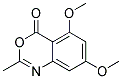 5,7-DIMETHOXY-2-METHYL-BENZO[D][1,3]OXAZIN-4-ONE Struktur