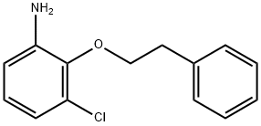 3-CHLORO-2-(PHENETHYLOXY)ANILINE Struktur