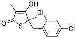 5-(2,4-DICHLORO-BENZYL)-4-HYDROXY-3,5-DIMETHYL-5H-THIOPHEN-2-ONE Struktur