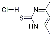 4,6-DIMETHYL-2-THIOPYRIMIDINE HCL Struktur