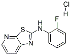 N-(2-FLUOROPHENYL)[1,3]THIAZOLO[5,4-B]PYRIDIN-2-AMINE HYDROCHLORIDE Struktur